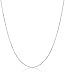 Amazon Essentials Sterling Silver Italian Diamond Cut Box Chain Necklace, (previously Amazon Collection)
