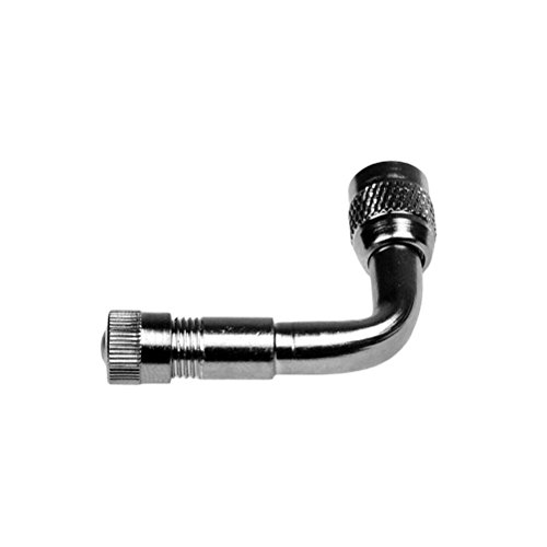 WINOMO 2Pcs Air Tyre Valve 90 Degree Schrader Valve Stem with Extension