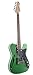Firefly FFTH Semi-Hollow body Guitar Green color .(Black pearloid pickguard).