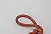 AnyZones Rope Dog Toy - fast-selling attractive and tough rope toy for dogs to chew, fetch and tug (red with streaks of green)