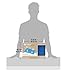 Baby Bottle Drying Rack, Large, Blue - Kids Dish and Accessories Dryer Stand and Drainer Mat