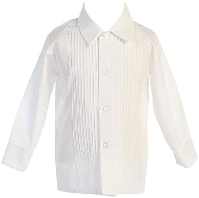 4t white dress shirt French Toast Toddler Boys Long Sleeve Classic Dress Shirt White 4T
