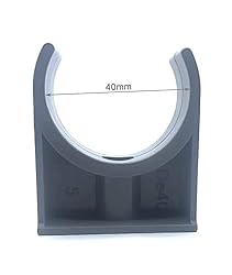 Haozheng PVC Pipe Clamps Clips for 40mm/1.57 Inch