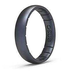 Enso Rings Thin Elements Silicone Ring Infused with