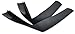 yohino Silicone Counter Gap Covers for Stove/Oven (2-Pack) - Matte Black, Foldable, Heat-Resistant