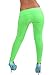 Women's European Super Sexy Candy Color Skiny Slim Hole Pants Leggings (green)