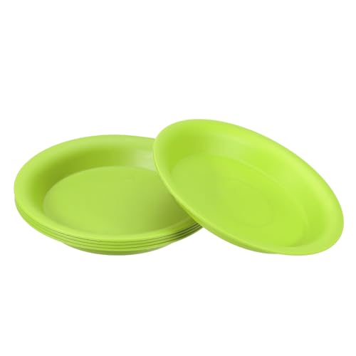 PATIKIL 6 Inch Plant Saucer Tray, 5 Pack Plastic Drip Tray Round… at Amazon