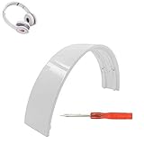 Replacement Headband Top Head Band Repair Parts Compatible with Beats By Dr Dre Wireless Headphones - White