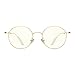 TIJN Blue Light Blocking Glasses Vintage Round Metal Eyeglasses Anti Eye Fatigue Eye Strain