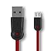 IMKEY Premium 6.5 FT Tangle-Free Micro USB 2.0 Sync Data Fast Charging Cable For Samsung Galaxy S7/ S6 / Edge, S4/ S3/ Note 5 / 4 / 2,Google Nexus,LG,HTC,Nokia,Blackberry And More - (Red)