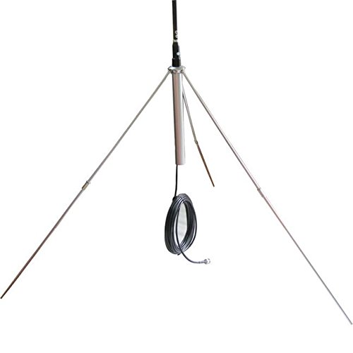 FMUSER GP100 1/4 wave Professional GP Antenna for 5w,7w,15w,30w,50w,100w FM Transmitter+ 8meters cable TNC connector