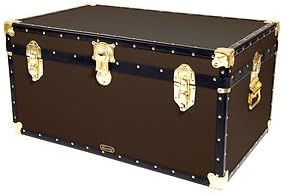 Mossman Original STORER Trunk Wood Storage Box Chest Steamer Case Furniture (Brown)