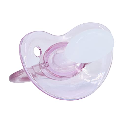 Adult Sized Pacifier Candy Cute Baby Pacifiers (Transparent Pink