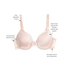 Wacoal Women's Net Effect Contour Bra,rose dust,32DD