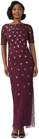amazon adrianna papell long dresses Amazon.com: Adrianna Papell, Long Sleeve Bead Long Dress, Marble, 4 : Clothing, Shoes & Jewelry