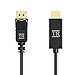 TechRise 6.6ft DP to HDMI, 4K High Speed Gold Plated DisplayPort to HDMI Cable Converter Adapter, Supports Video and Audio for HDTV, Monitor, Projector, PC, Laptop and More