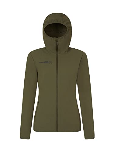 Rock Experience REWJ06571-1924 SOLSTICE 2.0 HOODIE SOFTSHELL Donna Giacca OLIVE NIGHT XXL