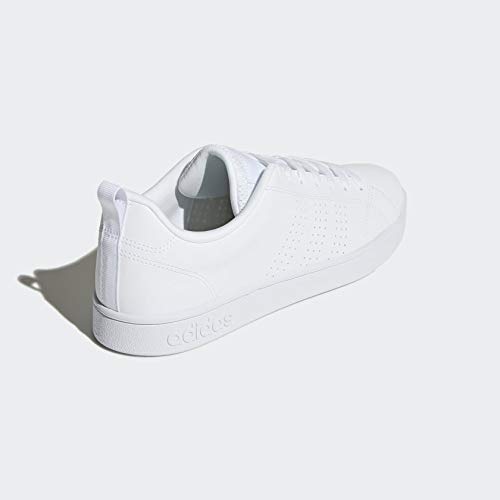 adidas Men's Vs Advantage Cl Sneaker, White/White/White, 9 M US