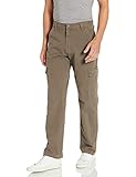 Wrangler Men's Authentics Classic Cargo Twill Pant, Military Khaki Ripstop, 33x32
