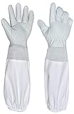 Eoofada Beekeeping Gloves, Goatskin with Ventilated Cuffs XL