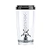PROMiXX: The Original Vortex Mixer. Beautifully Engineered High-torque Battery-powered Protein Shaker / Blender Bottle with X-blade Technology. 100% Leak-proof Guarantee. 600ml /20oz. BPA-free BLACK