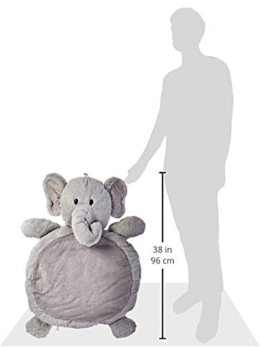 CARDEON Grey Elephant Baby Mat Animal Children Play Mat Photography Baby Nap Mats Belly Blanket Toddler Crawl Elephant - Thumbnail 2