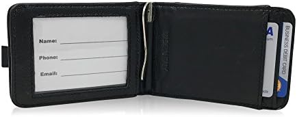 Slim Handmade Italian Leather Wallet with Money Clip - Genuine Italian Leather with RFID-Blocking Technology by Lautus Designs