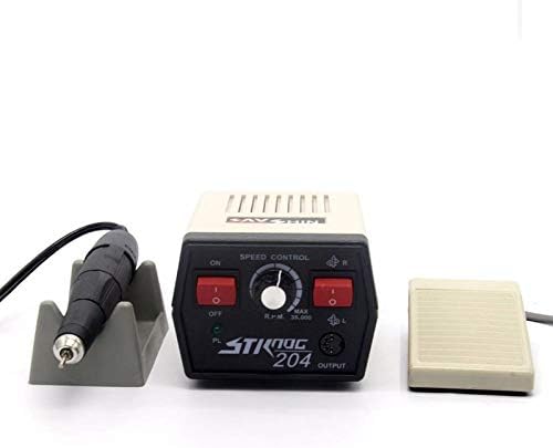 Original Strong Micro Motor Handpiece Powerful 35,000 RPM Variable Speed with curly wire for ease of use,Reverse-Forward Operation with Foot on/off switch system. Original - Made in Korea