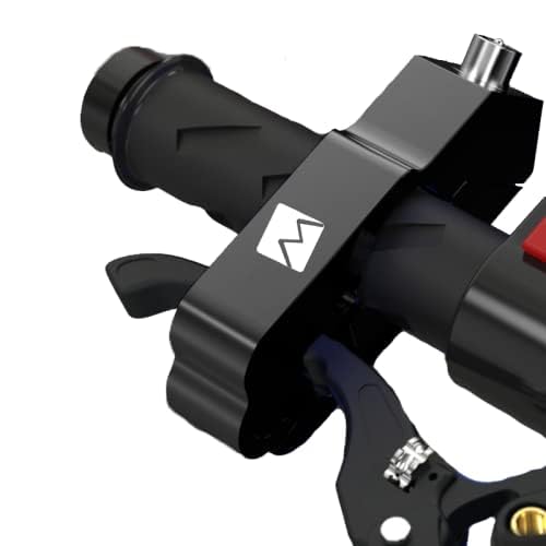 PLORIS by Monster Fairings Motorcycle Handlebar Grips Heavy Duty Adjustable Anti Theft Motorcycle Lock for Protection (Black)