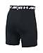 Under Armour Boys' HeatGear Armour Fitted Shorts – Mid, Black (001)/White, Youth Large