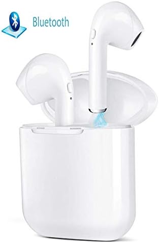 Bluetooth Headphones, Wireless Bluetooth Headphones, Noise Reduction TWS Bluetooth Headphone with Mic HIFI Stereo Sound, Waterproof Mini Earbuds with Portable Charging Box for all smartphones