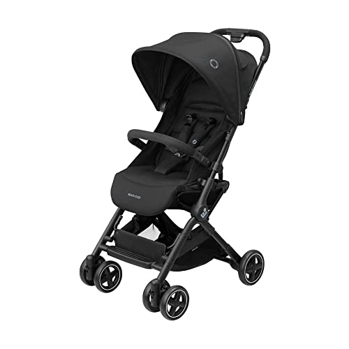 Maxi-Cosi Lara 2, Poussette Canne Ultra Compacte, Pliage Facile, Compatible Cosis, De La Naissance À 4 Ans (0-22 Kg), Essential Black