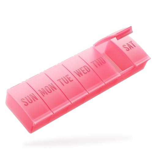 Barhon Large Weekly Pill Organizer 7 Day