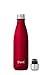 S'well Stainless Steel Water Bottle - 17 Fl Oz - Rowboat Red - Triple-Layered Vacuum-Insulated Containers Keeps Drinks Cold for 41 Hours and Hot for 18 - with No Condensation - BPA Free Water Bottle
