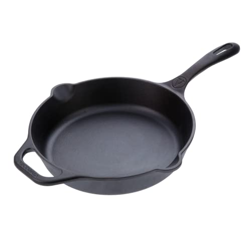 Victoria 10Inch CastIron Skillet, PreSeasoned CastIron Frying Pan