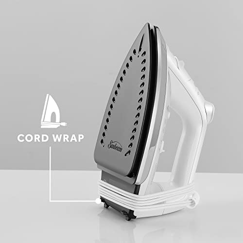 Sunbeam, White, GCSBC Classic 1200 Watt Midsize AntiDrip NonStick