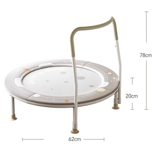 AM ANNA Mini Kids Trampoline for Toddlers with Handle, Indoor Mini Trampoline for Kids, Small Rebounder Trampoline, Indoor/Garden Toddlers Trampoline for Toddlers