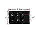 luzen 17pcs 2 Hook 3 Rows Assorted Random Colors Women Spacing Bra Clip Extender Strap