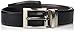 Calvin Klein Men's Smooth Leather Reversible Belt, Black/Brown, 32
