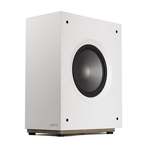 Jamo Studio Series S809 Floorstanding Speaker Pair (White) & S 810 SUB White NA on Galleon