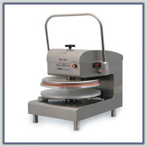 DoughXpress DXM-SS Stainless Steel Commercial Manual Dough Press, 220V, 22" Width x 24-7/8" Height x 30-5/8" Depth
