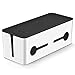 UGREEN Cable Box Large Charging Cable Management Box Power Cord Organizer 16.8 X 6.8 X 6 inches Compatible for Power Strip, Charger, Extension Cable, Data Cable, TV Wire Storage