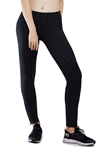 image for HISKYWIN Womens Thermal Fleece Lined Cycling Tights Winter Running Pan