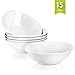 MALACASA Cereal Bowls, 19 OZ Porcelain Grey White Soup Bowls Set of 6, Large Ramen Bowls Dessert Bowls Ice Cream Bowl, Series Elisa
