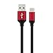 Type C Charging Cable, MIVINE 3Pcs/6Ft Type C USB to USB A Charging Cord Sync Data Cable for Galaxy C9 Pro, ZTE AXON Pro, Nexus 6P 5X, LG G5, HTC 10, Oneplus 2/3, Xiaomi Note 2 and More (Black)