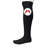 IAIAYA Mario M Logo Athletic Football Soccer Socks