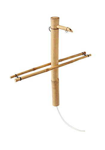 Bamboo Accents Water Fountain with Pump, Backyard Pond Kit, Extra Large 24" Adjustable Style, Smooth and Split-Resistant, DIY Zen Bamboo Fountain - Thumbnail 5