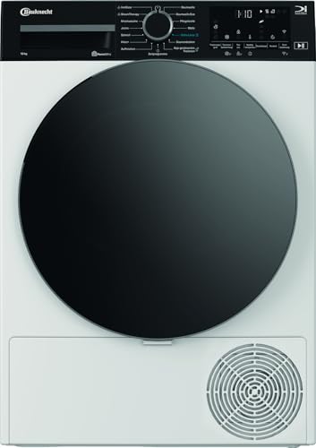 Bauknecht BT 105C WBS Seche-linge pompe a chaleur 10 kg IronEase, Precision Dry, Adaptive Dry, HomeWhiz App, technologie A-Noise Silence, technologie de pompe a chaleur, blanc