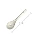 Porlien White Bone China Large Soup Spoons- Soup Ladles (9 Inches)