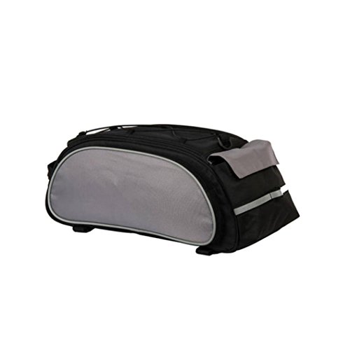 Chartsea Cycling Handbag Bicycle Storage Pannier Bike Saddle Rack Rear Seat Bag Shoulder (Black)